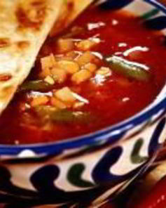 Мексиканский суп с тортильями