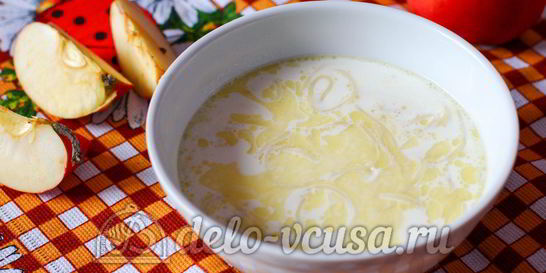 Молочный суп с вермишелью