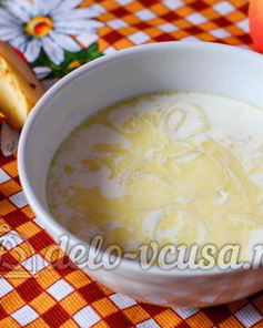 Молочный суп с вермишелью