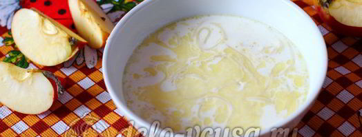 молочный суп с вермишелью. Шаг 4