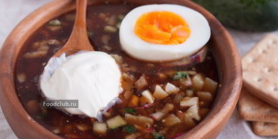 Окрошка на квасе