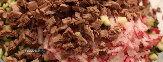 окрошка на квасе. Шаг 6