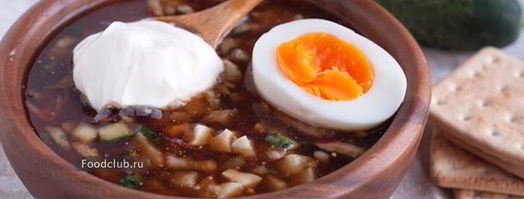 окрошка на квасе. Шаг 8