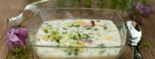 окрошка на сметане. Шаг 4