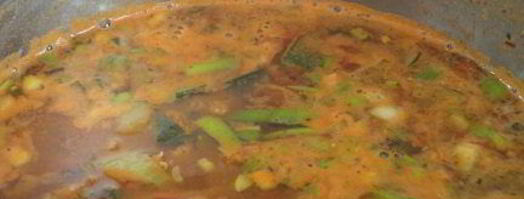 освежающий чечевичный суп с кабачками. Шаг 2