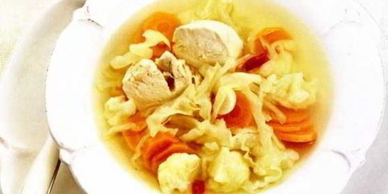 Пикантный куриный суп