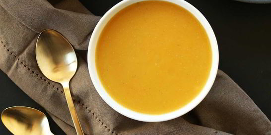 Постный суп из тыквы