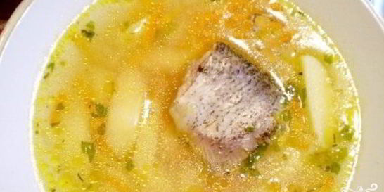 Рыбный суп с пшеном