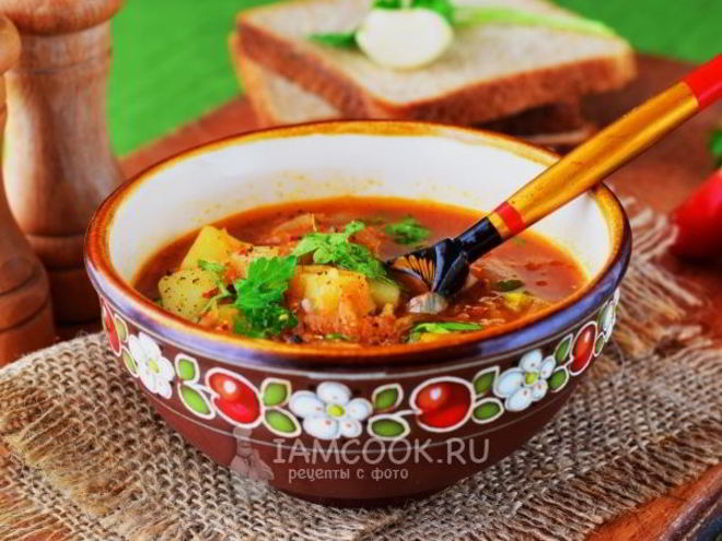 Рецепт постных щей из квашеной капусты