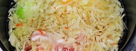 щи из квашеной капусты в мультиварке. Шаг 5