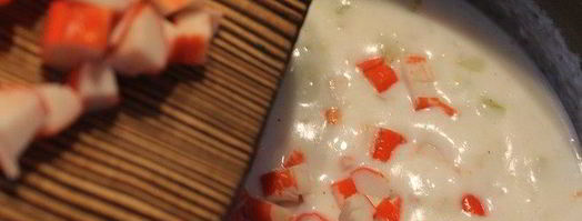 сливочный крем-суп с крабовыми палочками. Шаг 9