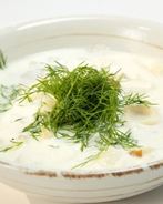 Сливочный суп с картофелем и треской