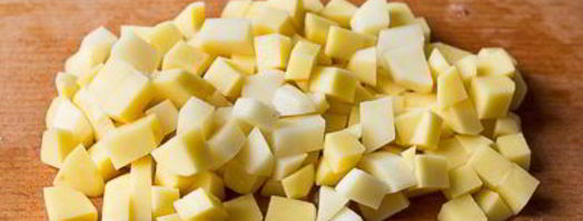 сливочный суп с курицей, беконом и кукурузой. Шаг 3