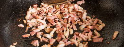 сливочный суп с курицей, беконом и кукурузой. Шаг 6