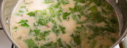 сливочный суп с курицей, беконом и кукурузой. Шаг 10