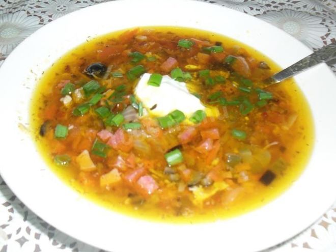 Рецепт домашней солянки