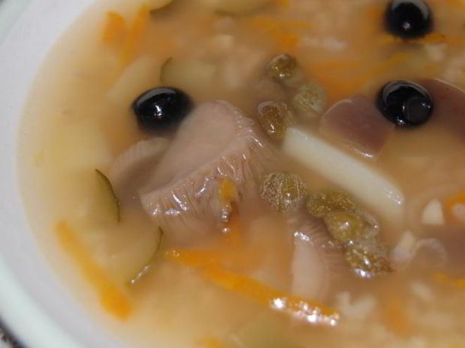 Рецепт грибной сборной солянки