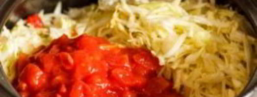 капустная солянка с мясом. Шаг 5