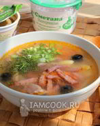 Мясная солянка в мультиварке