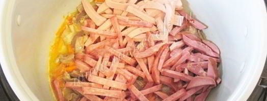 мясная солянка в мультиварке. Шаг 5