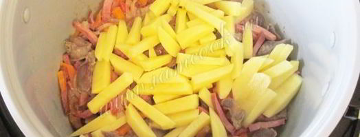 мясная солянка в мультиварке. Шаг 6