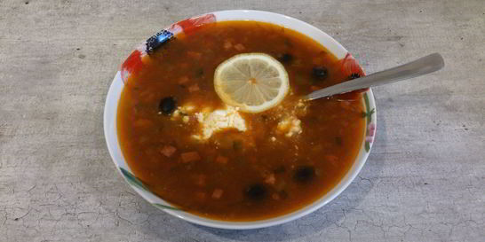 Мясная солянка