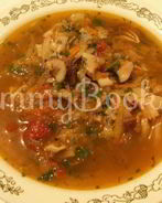 Постная грибная солянка