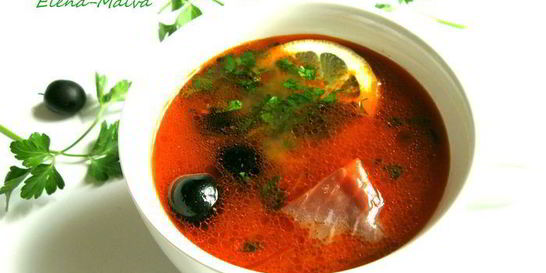 Рыбная солянка