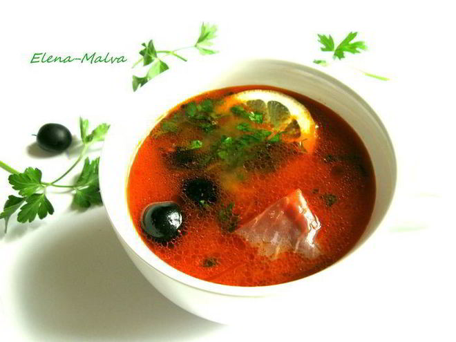 Рецепт рыбной солянки