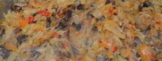 солянка из квашеной капусты с грибами на зиму. Шаг 3