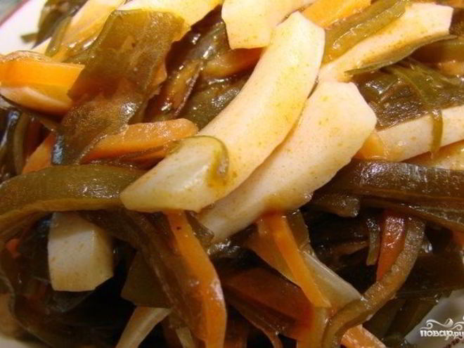 Рецепт солянки из морской капусты