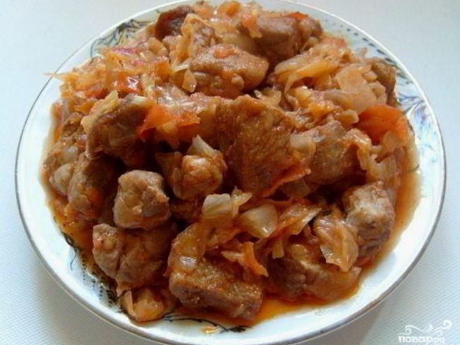 Рецепт солянки из свежей капусты с мясом