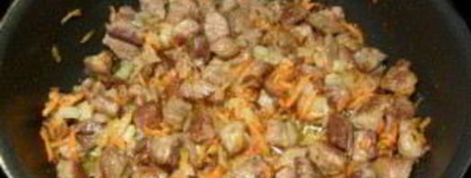 солянка из свежей капусты с мясом. Шаг 2