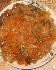 Солянка с грибами на зиму