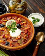 Солянка с картошкой