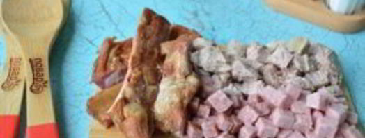 солянка с копченостями в хлебе. Шаг 5