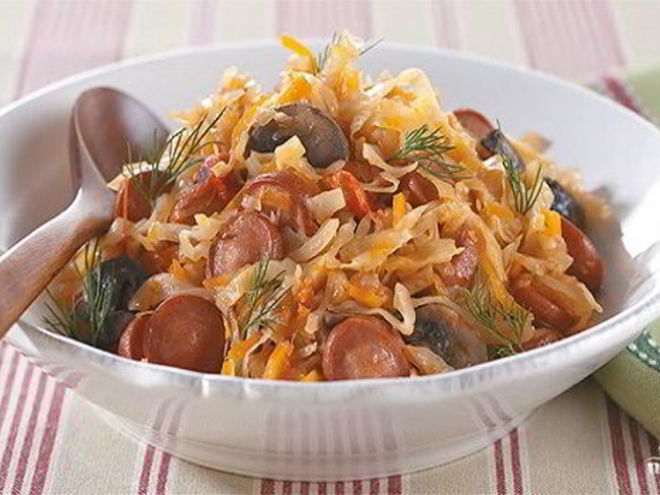 Рецепт солянки с сосисками в мультиварке