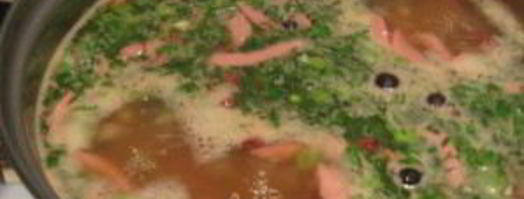 солянка с сосиской и картошкой. Шаг 4