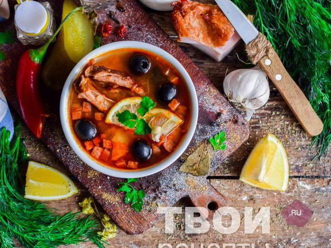 Рецепт солянки в мультиварке