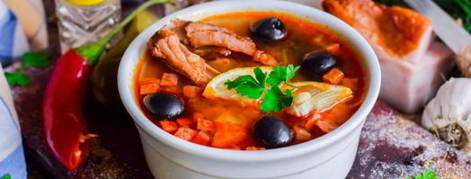 солянка в мультиварке. Шаг 11