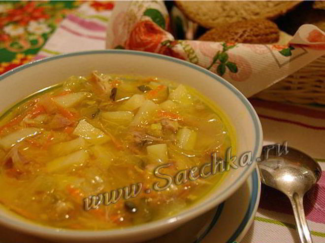 Рецепт солянки вегетарианской