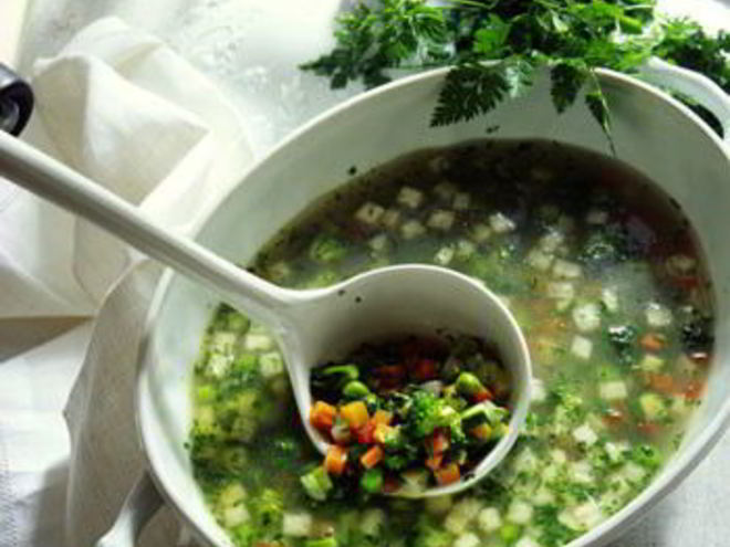 Рецепт супа из брокколи и цветной капусты