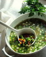 Суп из брокколи и цветной капусты