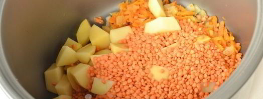 суп из чечевицы в мультиварке. Шаг 8