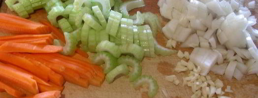 суп из фасоли с черносливом и розмарином. Шаг 2