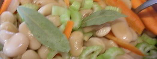 суп из фасоли с черносливом и розмарином. Шаг 4