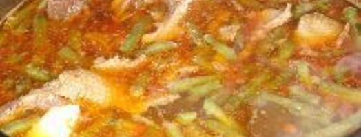 суп из гуся с картофелем и стручковой фасолью. Шаг 2