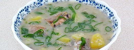 суп из консервированной сайры с пшеном в мультиварке. Шаг 12