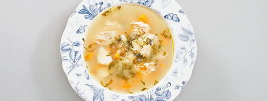 суп из красной рыбы с яблоками. Шаг 8