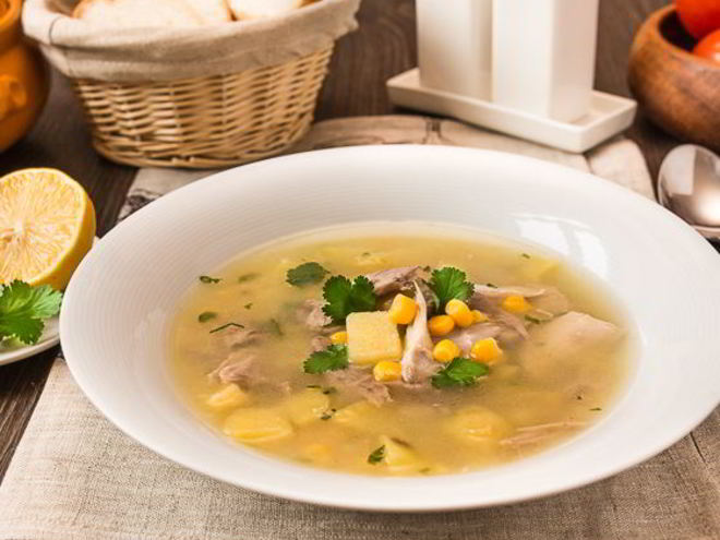 Рецепт супа из курицы по-римски